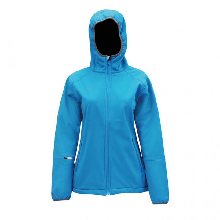 Kolla in Saxnäs Softshell Jacket With Hood, blue, 2117 hos SportGymButiken.se