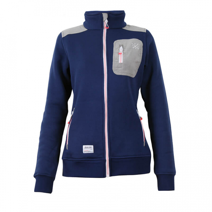 Kolla in Nödinge Flatfleece Jacket, navy, 2117 hos SportGymButiken.se